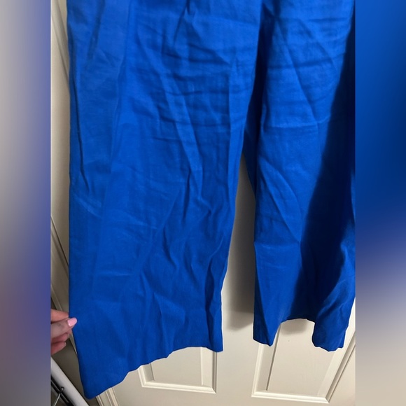 Antonio Melani Brenda Linen Blend Cropped Wide Leg Pants Size 6 - Picture 5 of 7